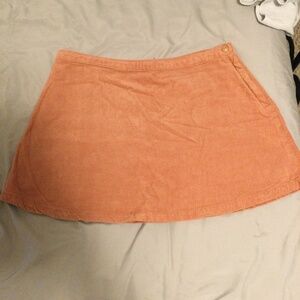 Forever 21 corduroy mini skirt pink size US-30